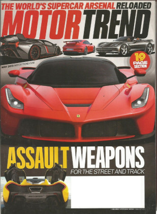 MOTOR TREND 2013 MAY - SUPERCAR SPECIAL, G-WAGON, MAZDA MX-5, SCION FR-S